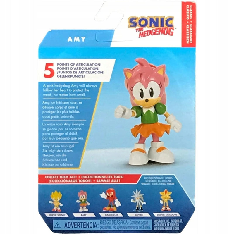 SONIC THE HEDGEHOG JAKKS PACIFIC SEGA OR - widok 4 opakowania szczegoly zabawka kolekcja