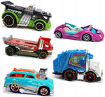 HOT WHEELS CITY 5-PAK AUTEK ZESTAW MATTE - widok 3 opakowania szczegoly zabawka kolekcja