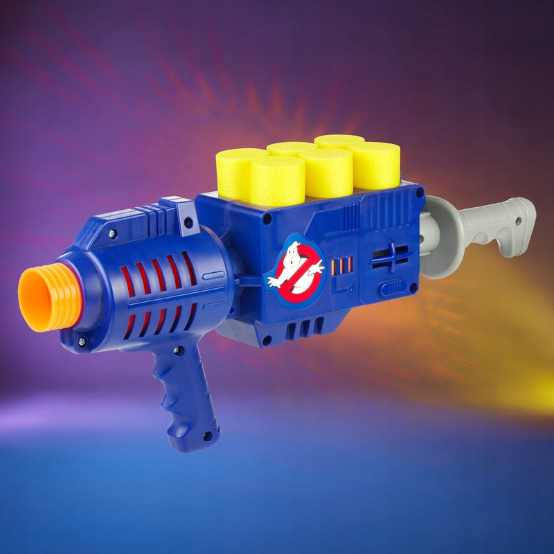 GHOSTBUSTERS GHOSTPOPPER PISTOLET NA PIA - widok 5 opakowania szczegoly zabawka kolekcja