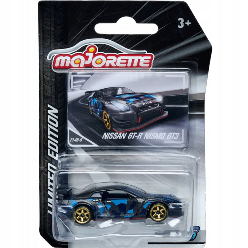 Zabawka MAJORETTE MODEL AUTO NISSAN GT-R NISMO GT3 1:64 - kolekcjonerska premium zabawki Aseo dla dzieci