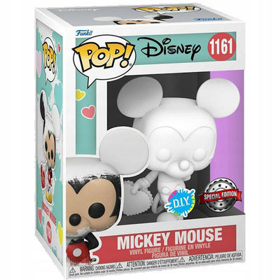 Figurka Funko POP DIY Mickey Mouse - do samodzielnej personalizacji - kolekcjonerska Disney biała