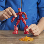 MARVEL AVENGERS BEND AND FLEX  IRON MAN - widok 4 opakowania szczegoly zabawka kolekcja
