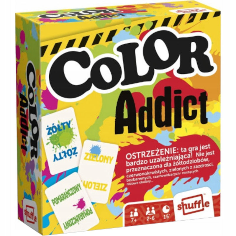 Zabawka COLOR ADDICT GRA KARCIANA RODZINNA TOWARZYSKA - kolekcjonerska premium zabawki Aseo dla dzieci