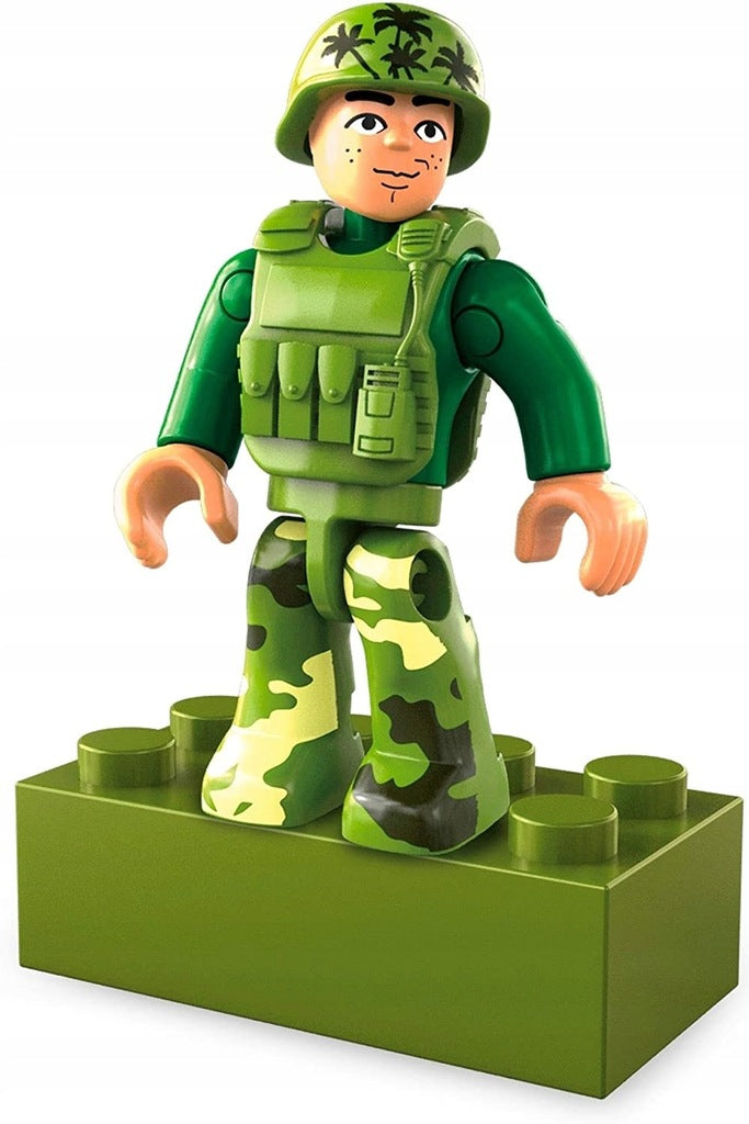 MEGA CONSTRUX BLOKS HELIKOPTER WOJSKOWY  - widok 5 opakowania szczegoly zabawka kolekcja