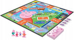 MONOPOLY JUNIOR ŚWINKA PEPPA GRA HASBRO  - widok 2 opakowania szczegoly zabawka kolekcja