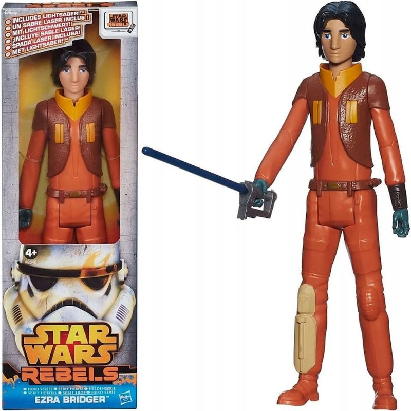 Zabawka STAR WARS GWIEZDNE WOJNY JEDI EZRA BRIDGER 30cm - kolekcjonerska premium zabawki Aseo dla dzieci