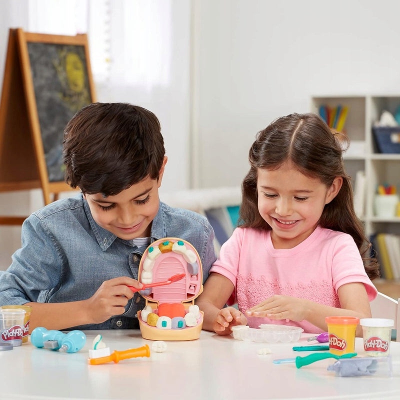 PLAY-DOH CIASTOLINA ZESTAW LECZENIE ZĘBA - widok 8 opakowania szczegoly zabawka kolekcja