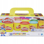 Zabawka PLAY-DOH CIASTOLINA HASBRO ZESTAW 20 KOLOROWYCH TU - kolekcjonerska premium zabawki Aseo dla dzieci
