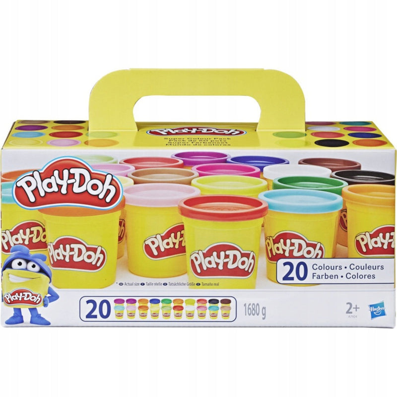 Zabawka PLAY-DOH CIASTOLINA HASBRO ZESTAW 20 KOLOROWYCH TU - kolekcjonerska premium zabawki Aseo dla dzieci