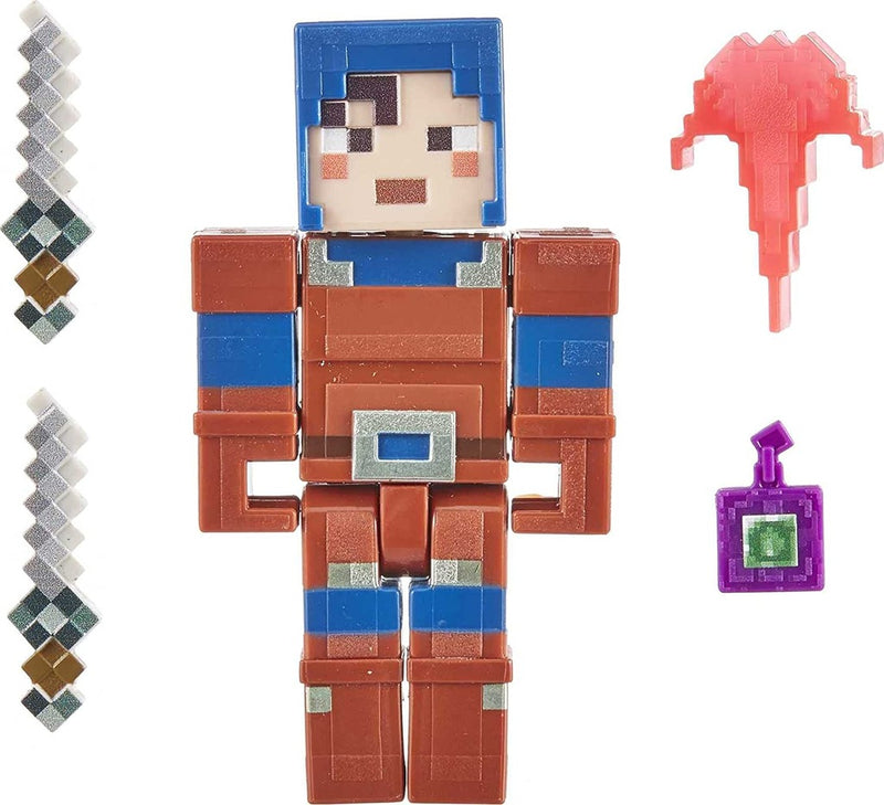 MINECRAFT DUNGEONS RUCHOMA  HEX + AKCESO - widok 2 opakowania szczegoly zabawka kolekcja