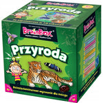 Zabawka BRAINBOX PRZYRODA GRA KARCIANA EDUKACYJNA DLA DZIE - kolekcjonerska premium zabawki Aseo dla dzieci