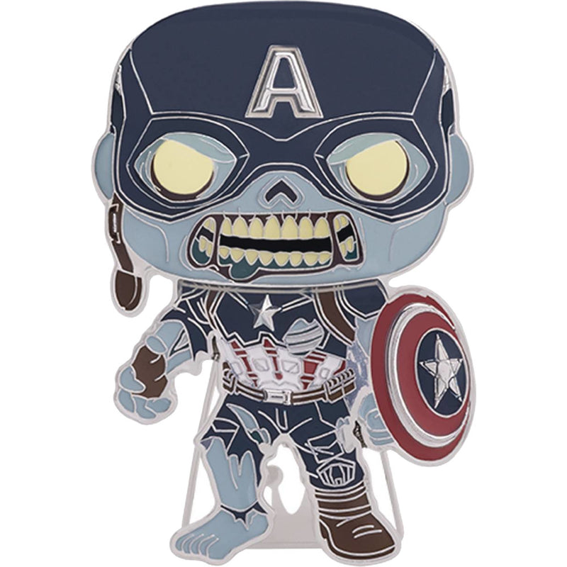 FUNKO POP! PIN MARVEL WHAT IF...? ZOMBIE - widok 2 opakowania szczegoly zabawka kolekcja