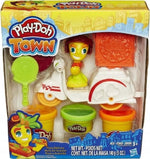 Zabawka PLAY-DOH TOWN CIASTOLINA ZESTAW DOSTAWCA PIZZY - kolekcjonerska premium zabawki Aseo dla dzieci