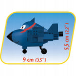 COBI SUPER WINGS SAMOLOT AGENT CHASE 251 - widok 3 opakowania szczegoly zabawka kolekcja
