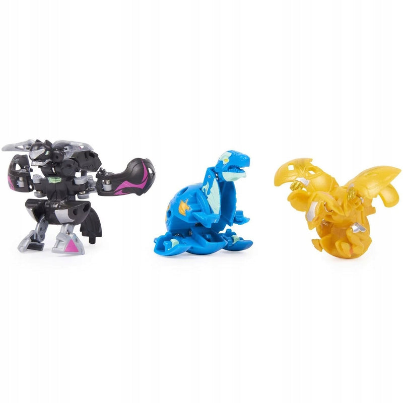 BAKUGAN EVOLUTIONS ZESTAW STARTOWY 3-PAK - widok 4 opakowania szczegoly zabawka kolekcja