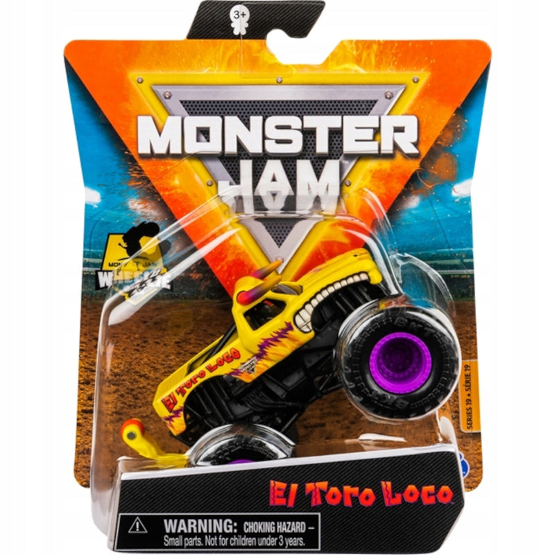 Zabawka MONSTER JAM TRUCK AUTO TERENOWE SPIN MASTER SERIA  - kolekcjonerska premium zabawki Aseo dla dzieci