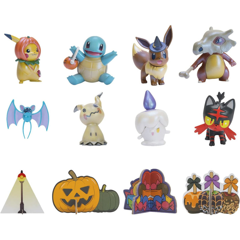 POKEMON KALENDARZ HALLOWEEN JAZWARES ORY - widok 6 opakowania Jazwares szczegoly kolekcja