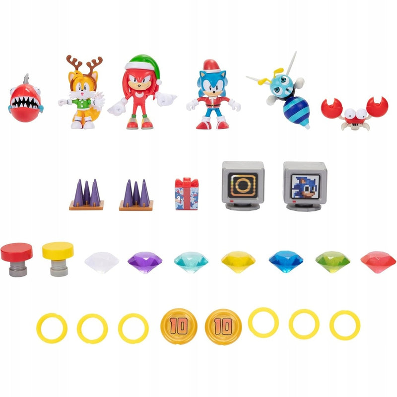 SONIC THE HEDGEHOG CLASSIC KALENDARZ ADW - widok 3 opakowania szczegoly zabawka kolekcja