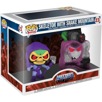 Funko POP! Town Masters of the Universe Skeletor with Snake Mountain 23