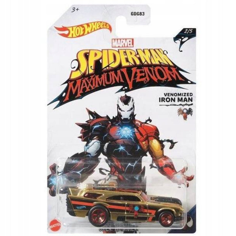 Zabawka HOT WHEELS MARVEL SPIDER-MAN MAXIMUM VENOM VENOMIZ - kolekcjonerska premium zabawki Aseo dla dzieci