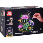 Zabawka KLOCKI ELEFUN FLOWERS KWIATOWY BUKIET 3D CB985772 - kolekcjonerska premium zabawki Aseo dla dzieci