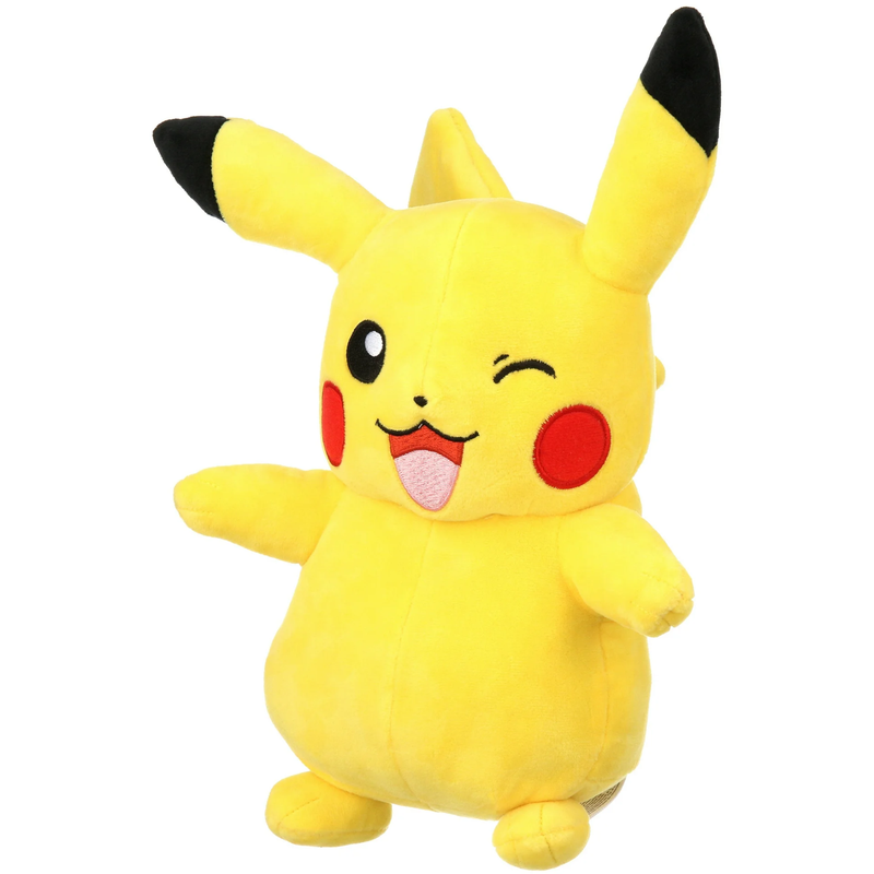 POKEMON ORYGINALNA MASKOTKA PLUSZOWA PLU - widok 4 opakowania Jazwares szczegoly kolekcja