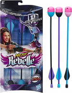 Zabawka NERF REBELLE ZESTAW STRZAŁ STRZAŁY 3-PAK HASBRO - kolekcjonerska premium zabawki Aseo dla dzieci