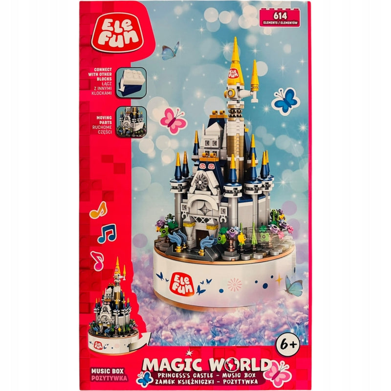 KLOCKI ELEFUN MAGIC WORLD PRINCESS'S CAS - widok 3 opakowania szczegoly zabawka kolekcja
