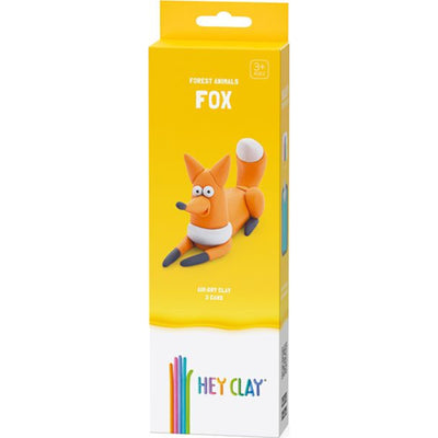 Zabawka HEY CLAY FOREST ANIMALS FOX 3 TUBKI - kolekcjonerska premium zabawki Aseo dla dzieci