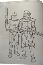 KOLOROWANKA DLA DZIECI STAR WARS 128 + N - widok 4 opakowania szczegoly zabawka kolekcja