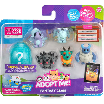 Zabawka ADOPT ME! ZESTAW 6-PAK ORYGINALNE FIGURKI ROBLOX Z - kolekcjonerska Jazwares premium dla dzieci fanow