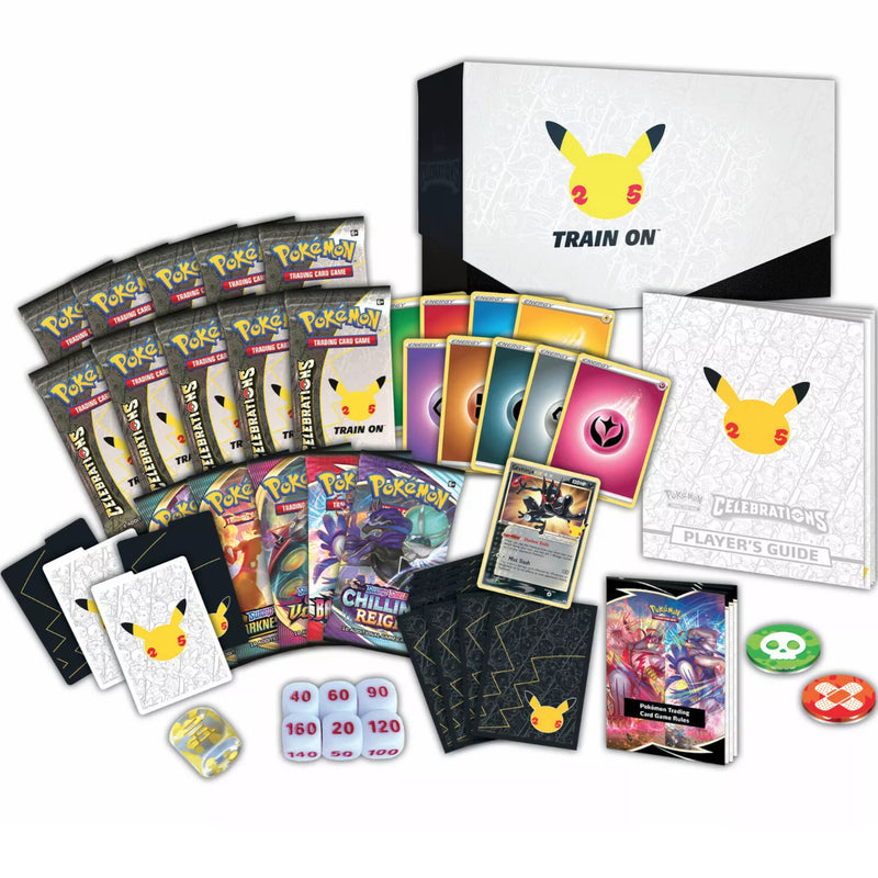 POKEMON TCG TRADING CARD GAME 25-LECIE C - widok 3 Pokemon TCG opakowanie szczegoly collectible