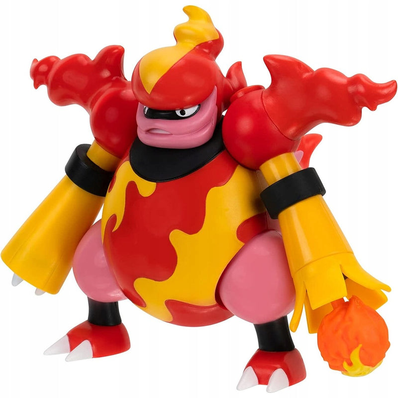 POKEMON ORYGINALNA RUCHOMA  MAGMORTAR - widok 4 opakowania szczegoly zabawka kolekcja