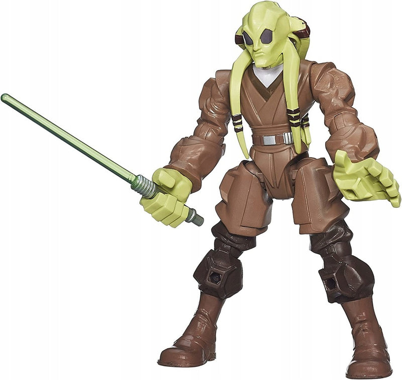 STAR WARS HERO MASHERS  JEDI KIT FISTO - widok 3 opakowania szczegoly zabawka kolekcja