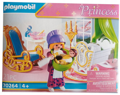 Zabawka PLAYMOBIL PRINCESS AMME Z KOŁYSKĄ DZIECIĘCĄ 70264 - kolekcjonerska premium zabawki Aseo dla dzieci