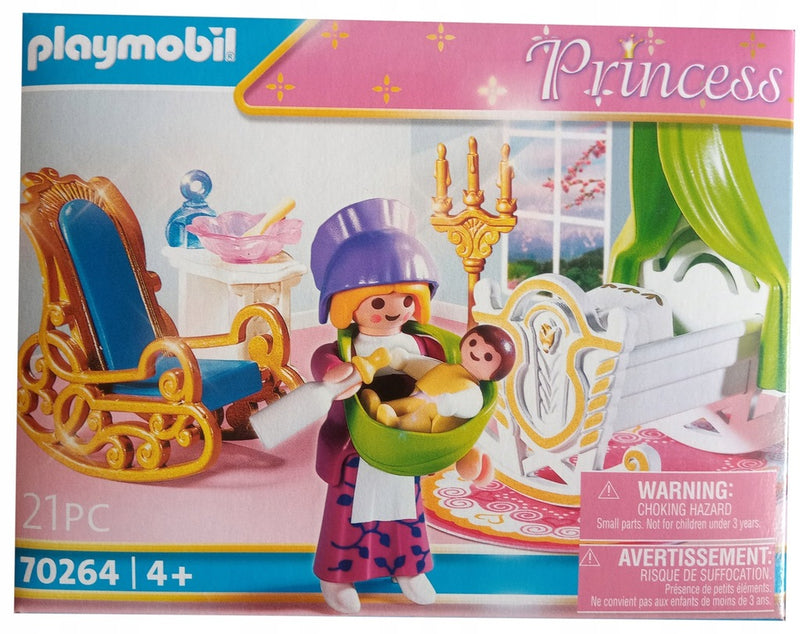 Zabawka PLAYMOBIL PRINCESS AMME Z KOŁYSKĄ DZIECIĘCĄ 70264 - kolekcjonerska premium zabawki Aseo dla dzieci