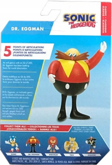 SONIC RUCHOMA  DR. EGGMAN JAKKS PACIFIC - widok 6 opakowania szczegoly zabawka kolekcja