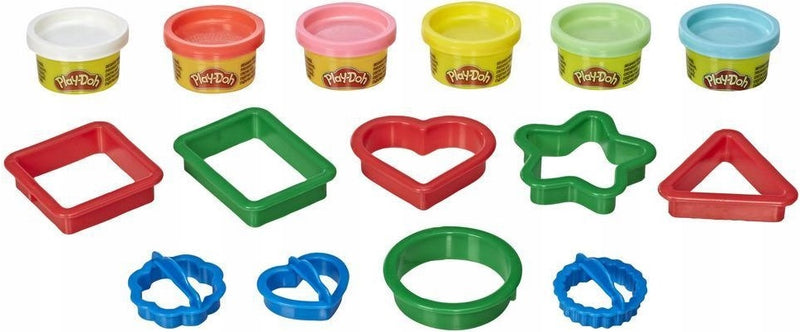 PLAY-DOH CIASTOLINA ZESTAW KSZTAŁTY FORE - widok 3 opakowania szczegoly zabawka kolekcja