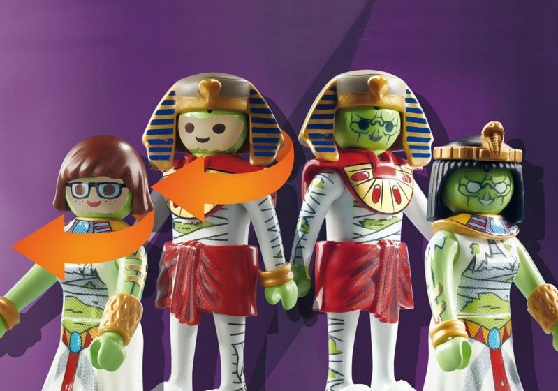 PLAYMOBIL SCOOBY-DOO! PRZYGODA W EGIPCIE - widok 4 opakowania szczegoly zabawka kolekcja