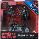 DC THE MOVIE BATMAN + SELINA KYLE + MOTO - widok 2 opakowania szczegoly zabawka kolekcja