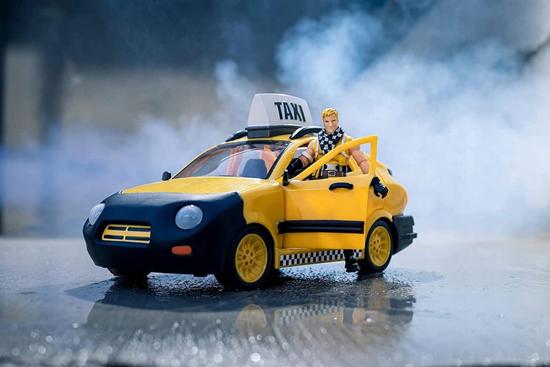FORTNITE TAXI POJAZD +  CABBIE TAXI FATH - widok 10 opakowania szczegoly zabawka kolekcja