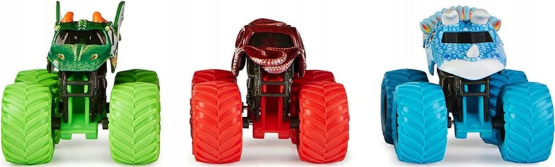 MONSTER JAM TRUCK OCTON8ER JURASSIC ATTA - widok 3 opakowania szczegoly zabawka kolekcja