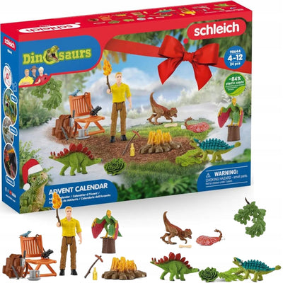Zabawka SCHLEICH DONOSAURS KALENDARZ ADWENTOWY 24 NIESPODZ - kolekcjonerska premium zabawki Aseo dla dzieci