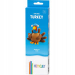 Zabawka HEY CLAY FARM BIRDS TURKEY 3 TUBKI - kolekcjonerska premium zabawki Aseo dla dzieci
