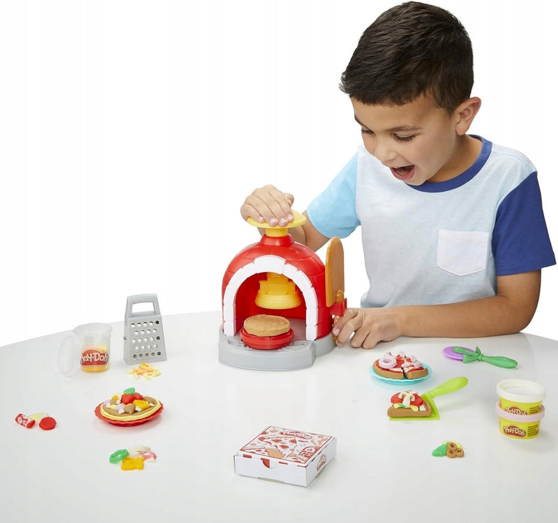 PLAY-DOH CIASTOLINA ZESTAW KUCHNIA PIZZA - widok 2 opakowania Hasbro szczegoly kolekcja