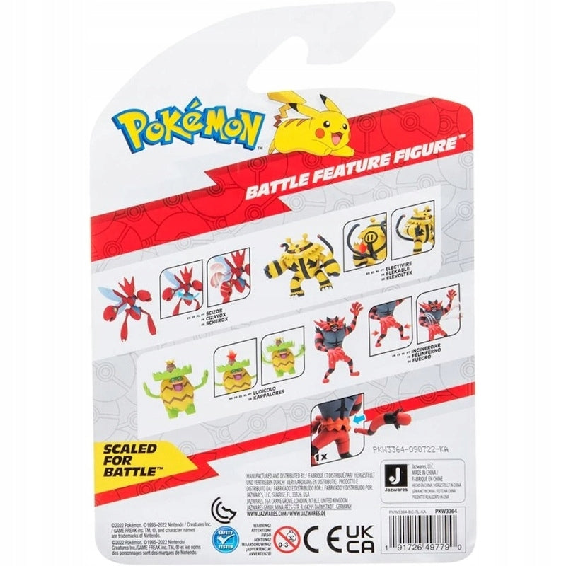 POKEMON ORYGINALNA RUCHOMA  INCINEROAR - widok 6 opakowania szczegoly zabawka kolekcja