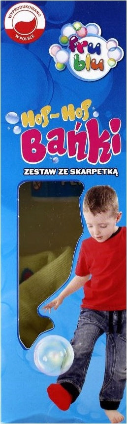 FRU BLU BAŃKI MYDLANE ZESTAW ZE SKARPETĄ - widok 2 opakowania szczegoly zabawka kolekcja
