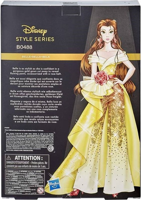 DISNEY PRINCESS STYLE LALKA BELLA ORYGIN - widok 4 opakowania szczegoly zabawka kolekcja