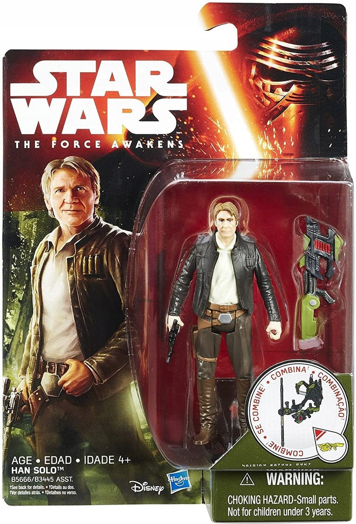 STAR WARS GWIEZDNE WOJNY  HAN SOLO HASBR - widok 2 opakowania szczegoly zabawka kolekcja