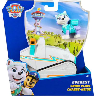Psi Patrol Paw Patrol Pojazd Ratunkowy Snow Plow + Figurka Everest